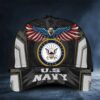 Eagle US Army Veteran Hat Pride Honoring Army Veteran American Flag Hats UXVET03CAP