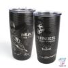 VETERAN US ARMY IN MY HEART BW STAINLESS STEEL TUMBLER PROUD MILITARY