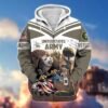 VETERAN UXVET28-NV Premium Microfleece Zip Hoodie