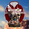 VETERAN UXVET42-AM2 Premium Microfleece Zip Hoodie
