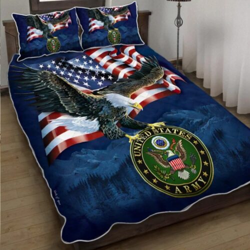 U.S. Army Veteran, I Regret Nothing Quilt Bedding Set UXVET15BD