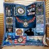 United States Army Veteran Quilt Blanket UXVET95QI