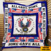 To My Daughter I Closed My Eyes For But A Moment. Veteran Dad Quilt Blanket