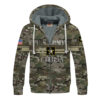 VETERAN UXVET21-NV Premium Heavy Fleece Zip Hoodie