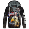 VETERAN NV-VETERAN-26 Premium Heavy Fleece Zip Hoodie