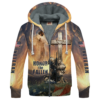 ARMY HLT-1012-AR-01 Premium Heavy Fleece Zip Hoodie