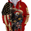 ARMY HLT-2110-AR-01 Premium Microfleece Zip Hoodie
