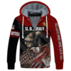 ARMY HLT-2311-AR-01 Premium Heavy Fleece Zip Hoodie