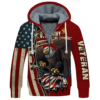 ARMY HLT-0112-AR-01 Premium Heavy Fleece Zip Hoodie