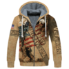 NAVY HLT-2110-NV-01 Premium Heavy Fleece Zip Hoodie