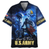 NAVY HLT-1012-NV-01 Premium Hawaiian Shirt