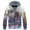 NAVY NTD-1110-NA-01 Premium Heavy Fleece Zip Hoodie