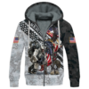 VETERAN HBL-VTR-09 Premium Heavy Fleece Zip Hoodie