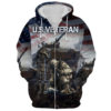 VETERAN DBA-VTR-18 Premium Microfleece Zip Hoodie