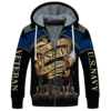 NAVY HLT-2611-NV-01 Premium Heavy Fleece Zip Hoodie