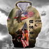 AIR FORCE HLT-1210-AF-02 Premium Microfleece Zip Hoodie