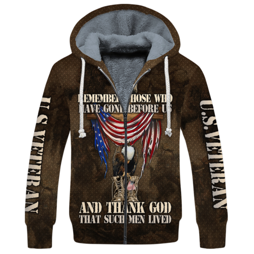 VETERAN HBL-VTR-26 Premium Heavy Fleece Zip Hoodie