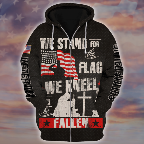VETERAN UXVET29-NV Premium Microfleece Zip Hoodie