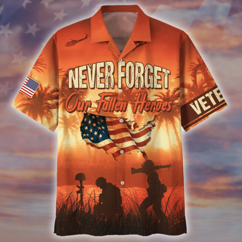 VETERAN HBL-VTR-27 Premium Hawaiian Shirt