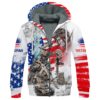 VETERAN NV-VTR-36 Premium Heavy Fleece Zip Hoodie