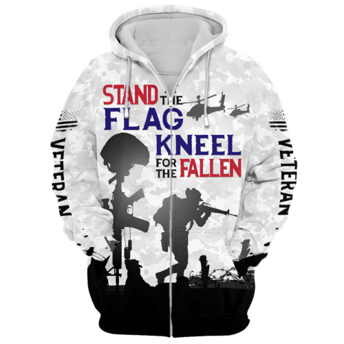 VETERAN UXVET29-NV Premium Microfleece Zip Hoodie