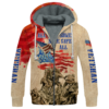 VETERAN HBL-VTR-26 Premium Heavy Fleece Zip Hoodie