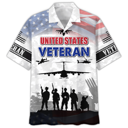 VETERAN NV-VTR-45 Premium Hawaiian Shirt
