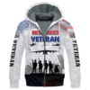 VETERAN HBL-VTR-26 Premium Heavy Fleece Zip Hoodie