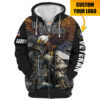 VETERAN HBLVTR53 Premium Microfleece Zip Hoodie