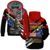 VETERAN UXVET53A-VTR Premium Microfleece Zip Hoodie