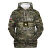 VETERAN UXVTR04-CR Premium Microfleece Hoodie