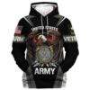 VETERAN UXVET31-AF Premium Microfleece Hoodie