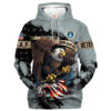 VETERAN UXVET23-MC Premium Microfleece Hoodie