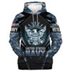 VETERAN UXVET25-AF Premium Microfleece Hoodie