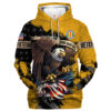 VETERAN UXVET25-AF Premium Microfleece Hoodie
