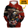 VETERAN UXVET27-VN Premium Microfleece Hoodie