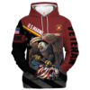 VETERAN UXVET27-NV Premium Microfleece Hoodie