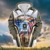 VETERAN UXVET31-AM Premium Microfleece Zip Hoodie