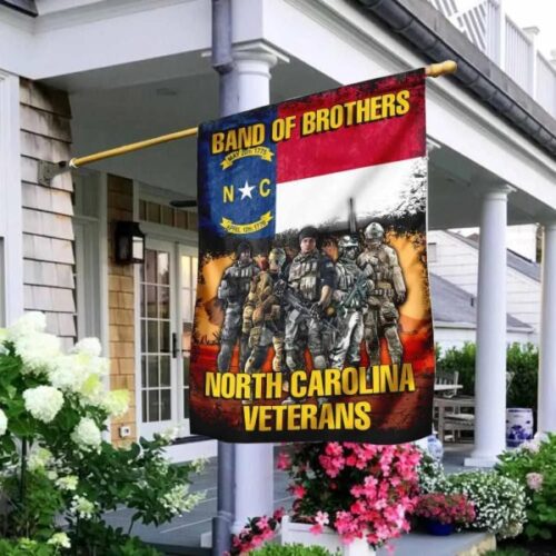 Band Of Brothers North Carolina Veterans North Carolina Veteran Flag