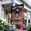 Home Of The Free Because Of The Brave Brother Combat Boot Gun Veteran Flag
