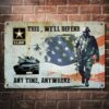 US Army Special Forces Metal Sign