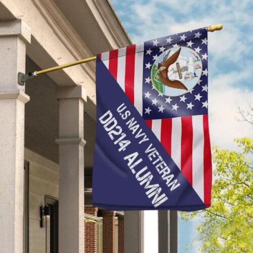 Veteran Military US Navy Veteran DD-214 Alumni Military Veteran Flag