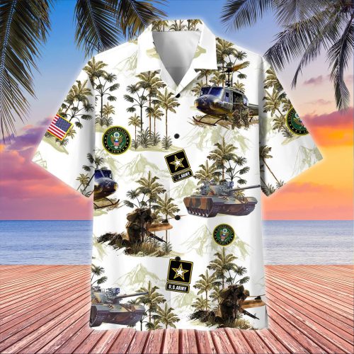 VETERAN UXVET90-AM Premium Hawaiian Shirt