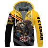 VETERAN UXVET27-VN Premium Heavy Fleece Zip Hoodie