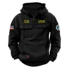 New Release! Personalized Gift U.S. Army Tactical Quarter Zip Hoodie BLVTR220524A01AM