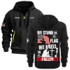 New Release U.S. Navy Veteran Hoodie Half Zipper HBLVTR080424A02NV