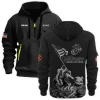 New Release Personalized Name U.S. Army Veteran Hoodie Half Zipper HBLVTR090424A03AM