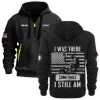 New Release Personalized Name U.S. Army Veteran Hoodie Half Zipper HBLVTR090424A03AM