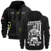 New Release Personalized Name U.S. Marine Corps Veteran Hoodie Half Zipper HBLVTR090424A04MC