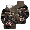 New Release U.S. Coast Guard Veterans Premium Hoodie Shirt  All Over Prints Gift Loves HBLVTR050424A03CG